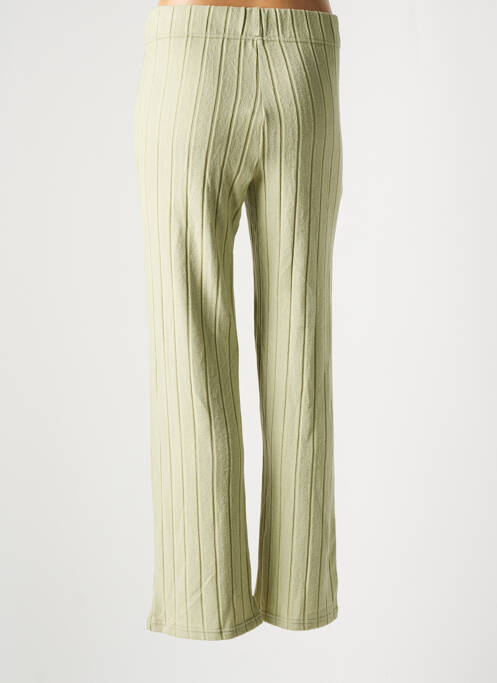 Pantalon droit stretch taille normale vert ONLY femme