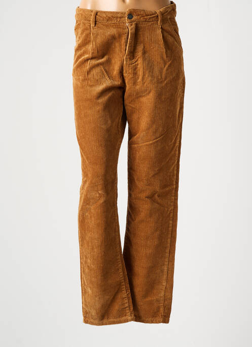 Pantalon droit marron VERO MODA pour femme