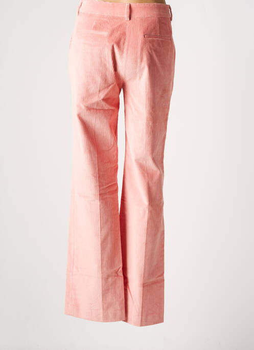 Pantalon droit rose DEUX. BY ELINE DE MUNCK femme