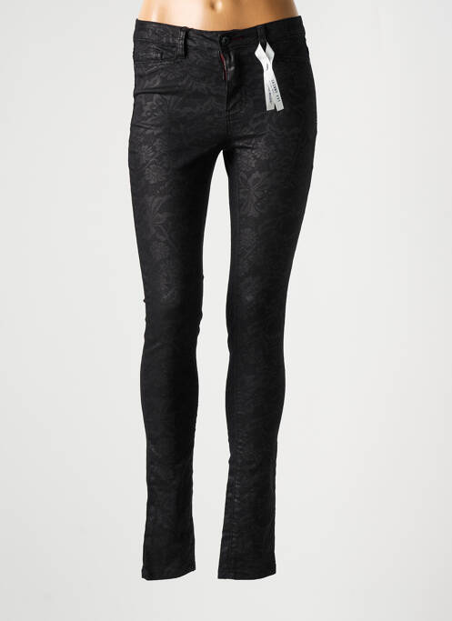 Pantalon slim noir VERO MODA pour femme