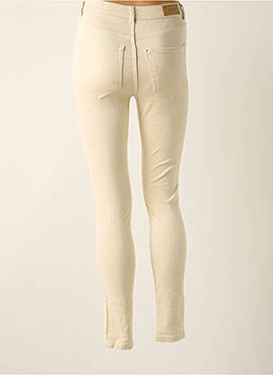 Pantalon slim stretch taille normale beige ONLY femme