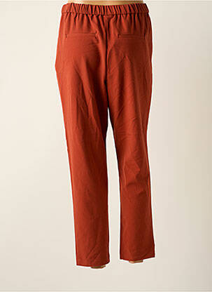Pantalon droit stretch taille normale marron VILA femme