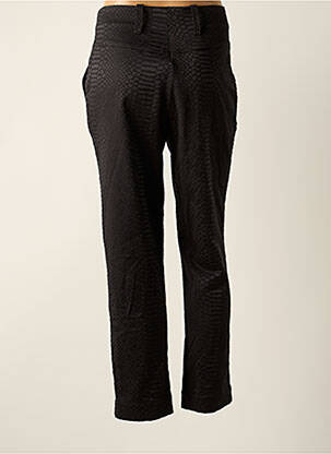 Pantalon droit stretch taille haute noir ASTRID BLACK LABEL femme