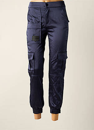 Pantalon cargo bleu CEMI pour femme