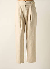 Pantalon droit beige MANGO pour femme seconde vue