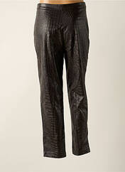 Pantalon droit marron ASTRID BLACK LABEL pour femme seconde vue