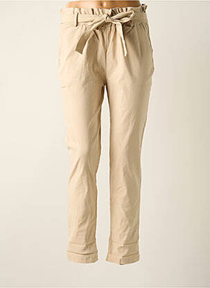 Pantalon slim beige HAILYS pour femme