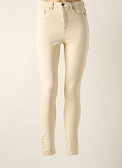 Pantalon slim beige ONLY pour femme seconde vue