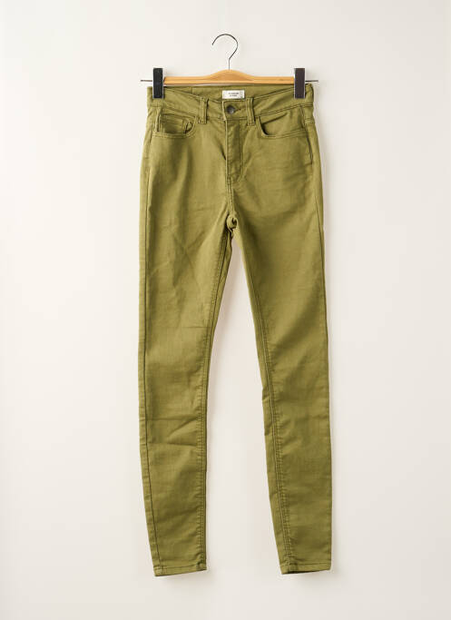 Pantalon slim stretch taille normale vert JACQUELINE DE YONG femme