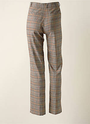 Pantalon droit stretch taille haute beige L'IMPECCABLE MARCEL femme