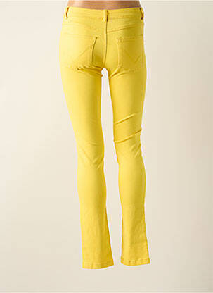 Pantalon slim stretch taille normale jaune FLAIR femme