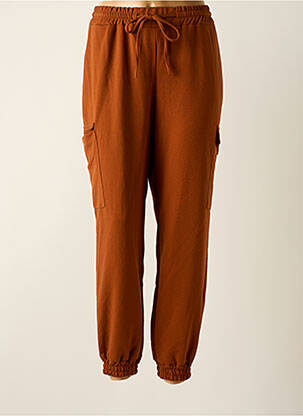 Pantalon droit marron HAILYS pour femme