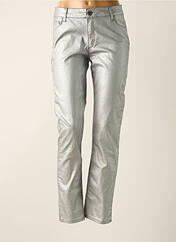 Pantalon slim gris LITTLE FORTUNE pour femme seconde vue