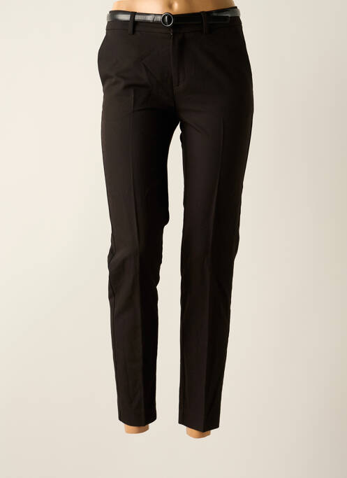 Pantalon 7/8 noir MANGO pour femme