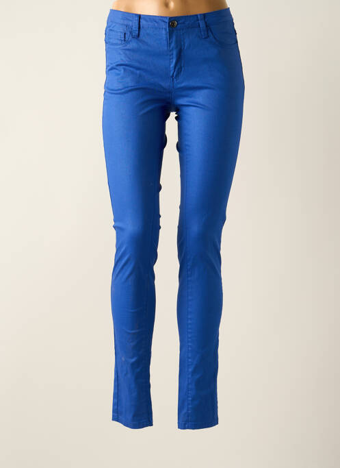 Pantalon slim bleu VILA pour femme