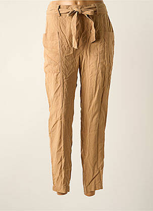Pantalon 7/8 taille haute taille haute beige TALLY WEIJL femme