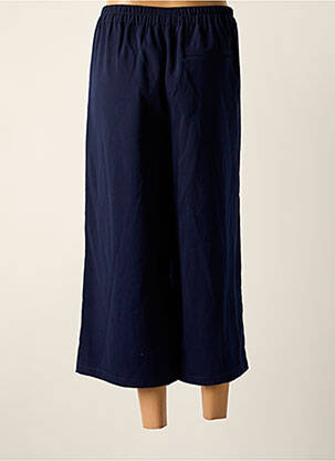 Pantacourt taille haute taille haute bleu FRANSA femme