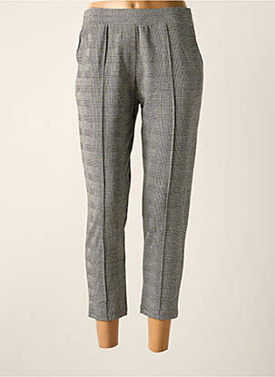 Pantalon 7/8 taille haute taille haute gris CEMI femme