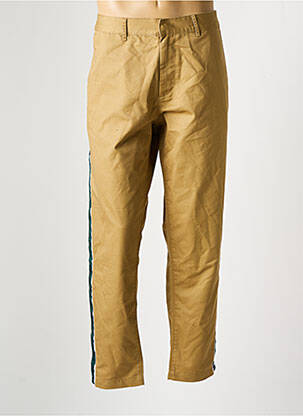 Pantalon droit tissage popeline taille normale beige JACK & JONES homme