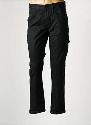 Pantalon droit taille normale taille normale noir JACK & JONES homme