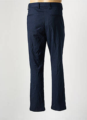 Pantalon chino tissage popeline taille normale bleu BRUCE & BUTLER  homme