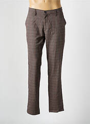 Pantalon chino marron BRUCE & BUTLER  pour homme seconde vue