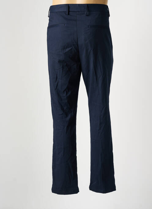 Pantalon chino tissage popeline taille normale bleu BRUCE & BUTLER  homme