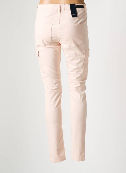 Pantalon cargo rose PIECES pour femme