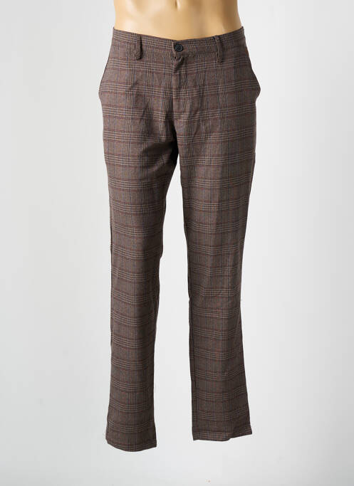 Pantalon chino marron BRUCE & BUTLER  pour homme