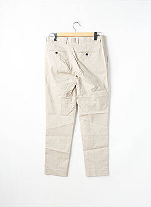 Pantalon chino fermeture zippée sous rabat avec crochet taille normale beige JACK & JONES homme