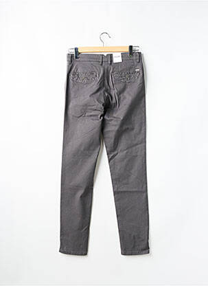 Pantalon slim fermeture zippée sous rabat boutonné gris JACK & JONES homme