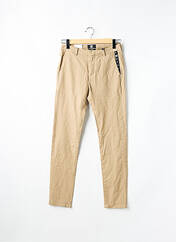 Pantalon slim beige CR7 CRISTIANO RONALDO pour homme seconde vue