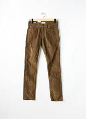 Pantalon slim marron JACK & JONES pour homme seconde vue