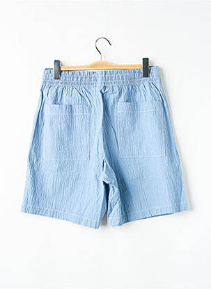 Short tissage popeline taille normale bleu ZARA homme