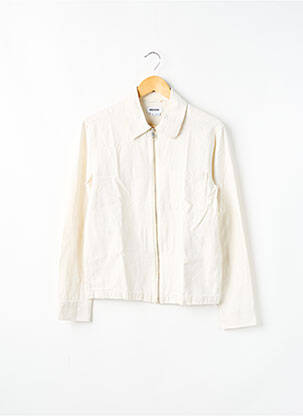Veste casual coupe droite beige WEEKDAY homme