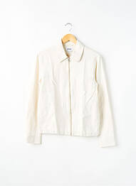 Veste casual coupe droite beige WEEKDAY homme