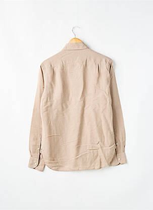 Chemise manches longues manches longues beige BOGGI MILANO homme