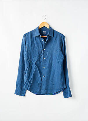 Chemise manches longues manches longues bleu BOGGI MILANO homme