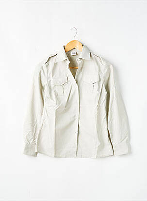 Chemise manches longues poches beige SANS MARQUE homme