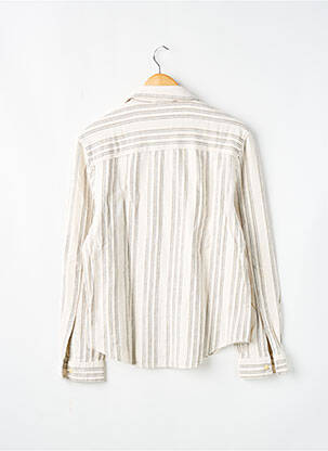 Veste casual fermeture boutonnée sur le devant beige ZARA homme