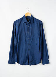 Chemise manches longues imprimé rayures bleu MASSIMO DUTTI homme