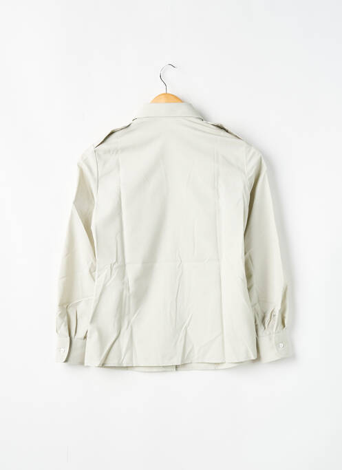 Chemise manches longues beige SANS MARQUE pour homme