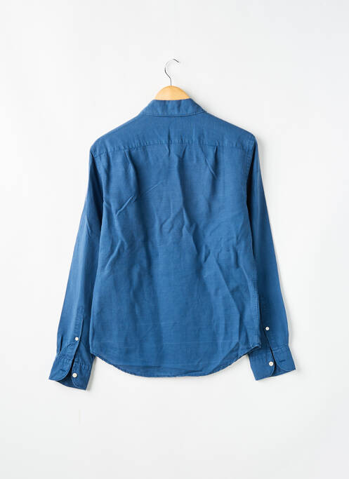 Chemise manches longues bleu BOGGI MILANO pour homme