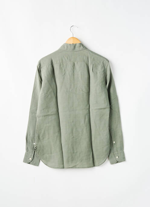 Chemise manches longues vert BOGGI MILANO pour homme