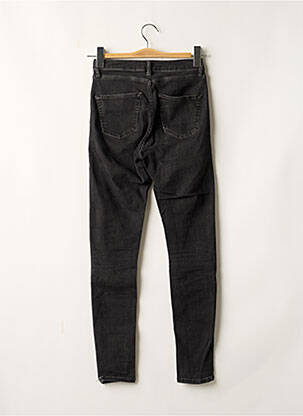 Jeans coupe slim stretch taille haute noir TOPSHOP femme