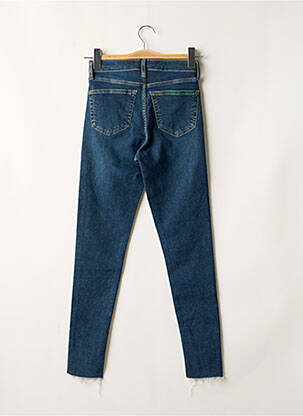 Jeans coupe slim stretch taille haute bleu TOPSHOP femme