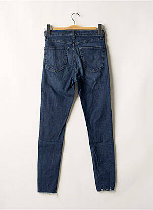 Jeans coupe slim stretch taille haute bleu TOPSHOP femme