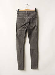 Jeans coupe slim gris TOPSHOP pour femme seconde vue