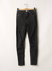 Jeans coupe slim noir TOPSHOP pour femme seconde vue