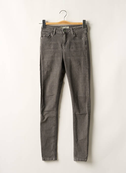 Jeans coupe slim gris TOPSHOP pour femme
